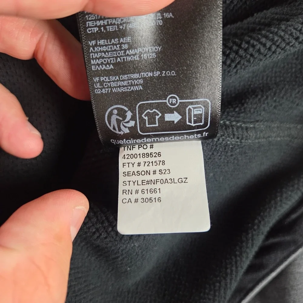 The North Face Ridgewall Vest Mens Medium Gray Soft Shell Windwall Full Zip Logo